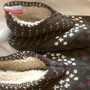 Bombas Gripper slippers, new, Medium, grey/ white/blue.